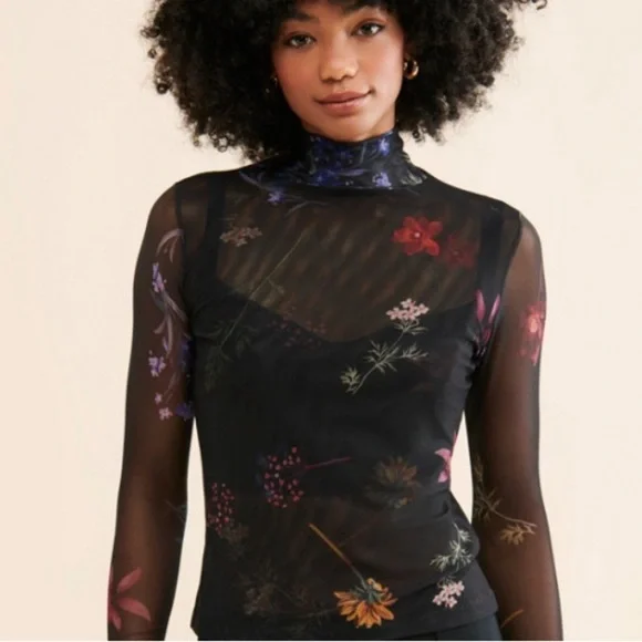 Anthropologie especia colds mesh top xs Preloved - Picture 1 of 6